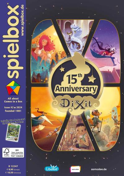 Le dernier Spielbox célèbre de 15ème anniversaire de Dixit!